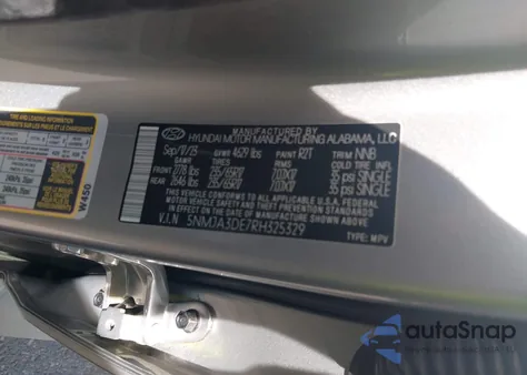 2024 Hyundai Tucson Se from USA, damaged, VIN 5NMJA3DE7RH325329